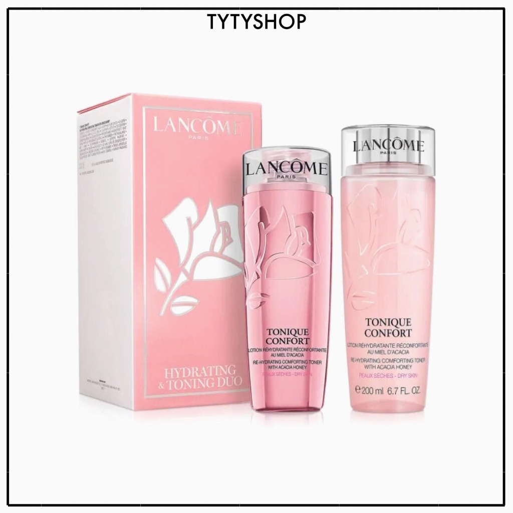Set Toner Lancome Tonique Hydrating Comforting Toning Duo 200mL + 125mL