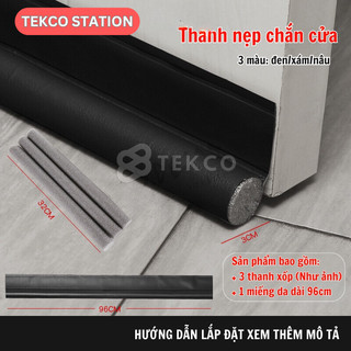 Thanh Nẹp Xốp Chặn Khe Cửa 96cm - Ron, Đệm Cửa - Chống Ồn, Chống Thoát Hơi Máy Lạnh, Chống Bụi, Ngăn Côn Trùng
