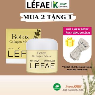 Mặt nạ botox tươi LÉFAE, mask botox collagen trẻ hoá, nạ phục hồi, săn chắc căng bóng mịn màng làn da-Kelly
