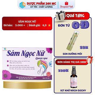 Sâm Ngọc Nữ Queen Spa DƯỢC PHẨM 24H MC Tăng Cường Nội Tiết Tố Nữ, Giảm Sạm Nám, Chống Lão Hoá