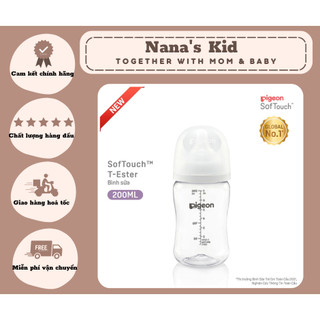 Bình sữa softouch t-ester plus thế hệ iii pigeon 300ml