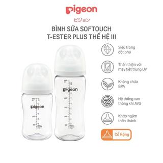 Bình Sữa Softouch T-Ester Plus Thế Hệ III PIGEON 300ml