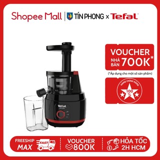 Máy ép trái cây tốc độ chậm Tefal ZC150838-Công suất 150W-Ổng tiếp nhiên liệu 4.5 cm -Bảo hành 1 năm