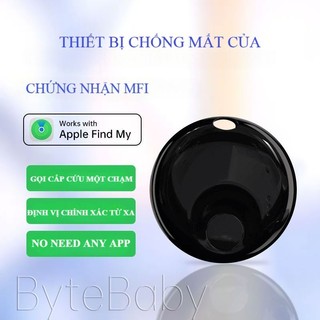  Thiết bị định vị  dành cho iphone  GPS định vị chính xác trẻ em thú cưng Ôto Xe máy Smart Tag Iphone iOS Find My App 