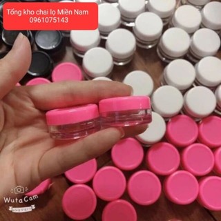Hủ chiếc nhựa mỹ phẩm 3g/10g hủ đựng kem, phụ kiện du lịch