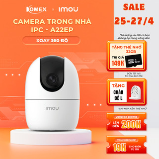 Camera imou trong nhà ranger 2 A22EP (2M) - A32EP (3M) - A42P (4M) Quay 360 độ, đàm thoại 2 chiều - Bảo hành 24 tháng