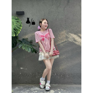 ÁO THUN COTTON GIẤY IN NƠ 🎀