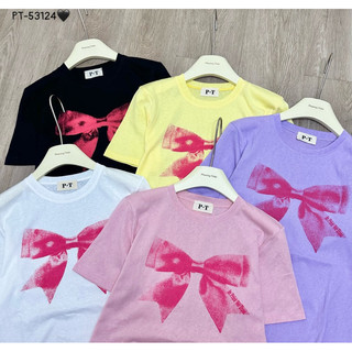 ÁO THUN COTTON GIẤY IN NƠ 🎀