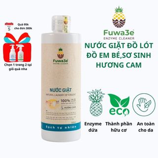 Nước Giặt Đồ Lót Trẻ Em, Hữu Cơ FUWA3E  Eco-Enzyme 100ml/500ml Chiết Xuất Từ Dứa An Toàn Cho Da