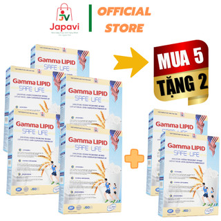 Combo mua 5 Tặng 2 sữa Gamma lipid giúp lưu thông máu, chống đột quỵ, giảm huyết áp cao, nhiễm mỡ máu cho người lớn.