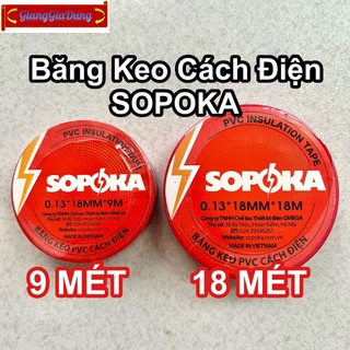 Băng Keo Cách Điện - Băng Dính Cách Điện SOPOKA Chống Thấm An Toàn