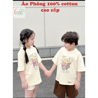 Áo Phông 100% cotton USA cao cấp Gee , mềm mại, thấm hút size 10-70kg