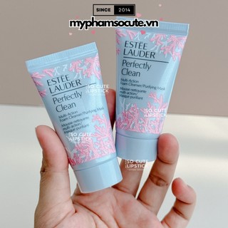 Sữa rửa mặt Ést.te Lauđờ Perfectly Clean Multi-Action Foam Cleanser/Purifying Mask 30ml