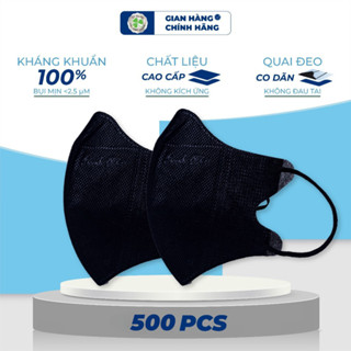Sỉ 500 cái khẩu trang 5d Thịnh Phát 3 lớp kháng khuẩn kháng giọt bắn chống tia UV Cỏ Ba Lá