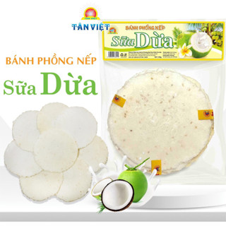 Bánh Phồng Sữa Dừa, Bánh Phồng Gấc ( Bánh Ép) TÂN VIỆT FOOD Giòn Xốp Thơm Ngon 110g