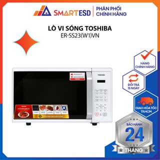 Lò vi sóng Toshiba ER-SS23(W1)VN - Dung tích 23L - Hàng chính hãng - Bảo hành 12 tháng