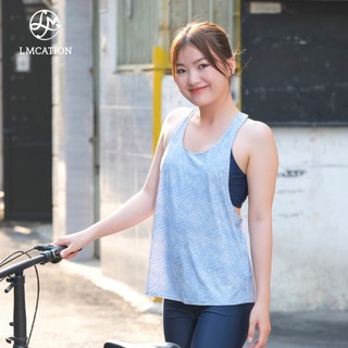 (Tặng kèm quà) Áo thun thể thao LMcation Nova - Xanh tím