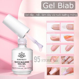 Gel biab , sơn building nail , đắp móng - nối và dưỡng móng chính hãng 15ml