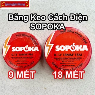 Băng Dính Cách Điện - Băng Keo Cách Điện SOPOKA An Toàn Chống Thấm Tốt