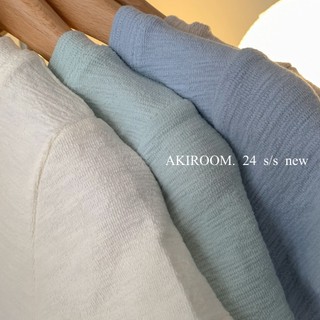 𝐀𝐊𝐈𝐑𝐎𝐎𝐌 | Áo babytee chất xốp cổ tròn 9346
