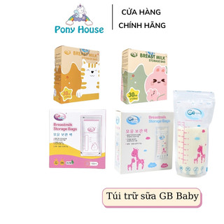 Túi trữ sữa GB-Baby Khoá Zipper 100ml 200ml 250ml