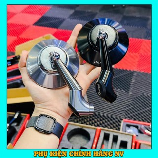 Gương chiếu hậu xe máy thời trang G-Crast Tròn Chân Ngắn, kính chiếu hậu G-Crast gắn chân kính cho AB, SH, SH Mode,...