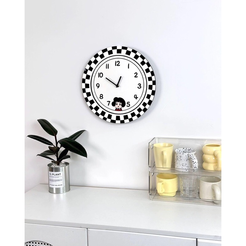 Đồng hồ treo tường hoạt hình dễ thương trang trí đồng hồ treo tường phòng khách decor đồng hồ decor