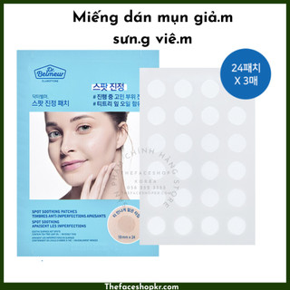 Miếng dán mụn và bảo vệ vết thương do mụn Dr.Belmer Clarifying