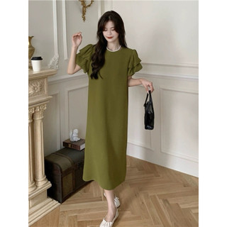 Váy Bigsize Váy Tay Phồng Dành Cho Người Béo