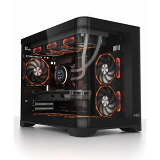 Vỏ Case MIK Focalors M (Black/ White) Bể Cá / Không Fan - Hàng Chính Hãng