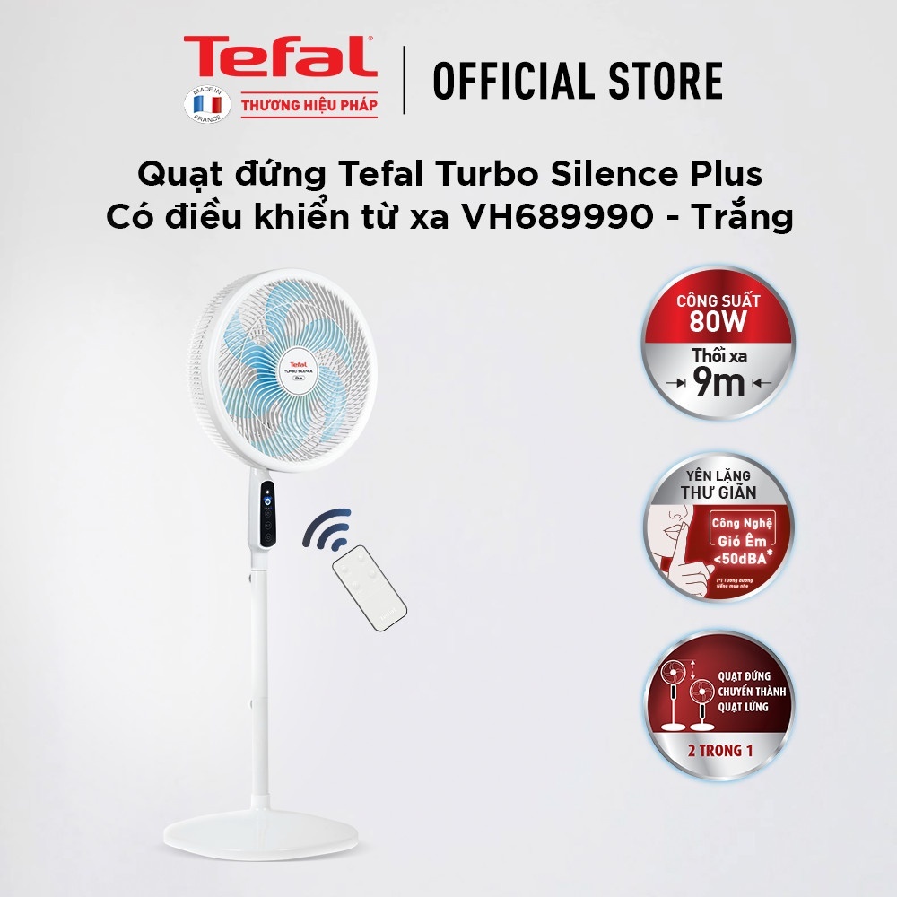 [Livestream] Quạt đứng điều khiển từ xa Tefal Turbo Silence Plus