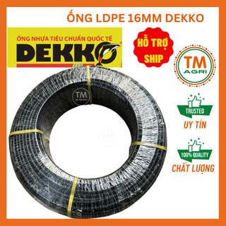 Cuộn 200m ống ldpe 16mm dekko dày 1.2mm , tiêu chuẩn quốc tế, dùng làm ống nhánh gắn béc tưới cây