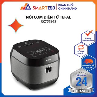 Nồi cơm điện tử tefal rk776b68 1.8l - lòng nồi niêu dày 4mm - hàng chính hãng - bảo hành 24 tháng