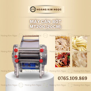 Máy cán bột làm mì mt200 , máy cắt mì hoàng kim ngọc