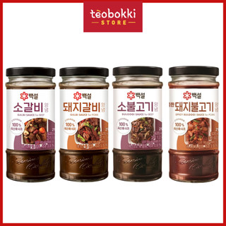 Sốt ướp thịt nướng Hàn Quốc, sốt BBQ Beksul 4 Loại 290g