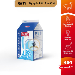 Rich lùn kem béo thực vật | rich's | 454gr