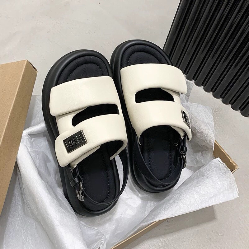 dép quai hậu nữ gắn mác số 2357 đế hơi thời trang