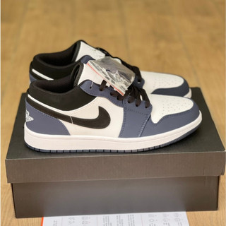 Giày jordan cổ thấp, sneaker nam nữ Jordan 1 Low Navy hot, JD 1 Cổ Thấp full box bill