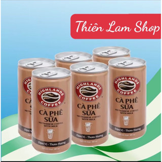LỐC 6 LON cà phê sữa Highlands Coffee uống liền