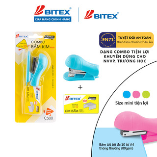 Combo bấm kim và kim bấm bitex số 10 cs08