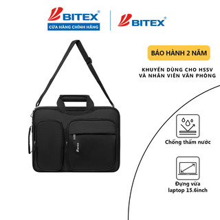 Cặp học sinh đa năng Bitex C-002 màu đen dành cho học sinh cấp 2, học sinh cấp 3, sinh viên, người đi làm