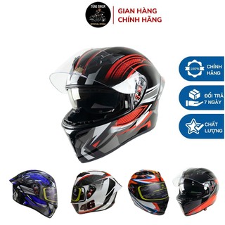 Mũ bảo hiểm fullface 2 kính royal m266 - bảo hành 12 tháng