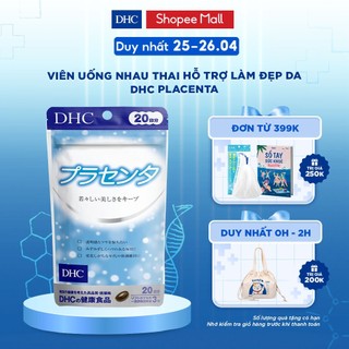 Viên uống nhau thai DHC Placenta hỗ trợ làm đẹp da gói 60 viên (20 ngày)