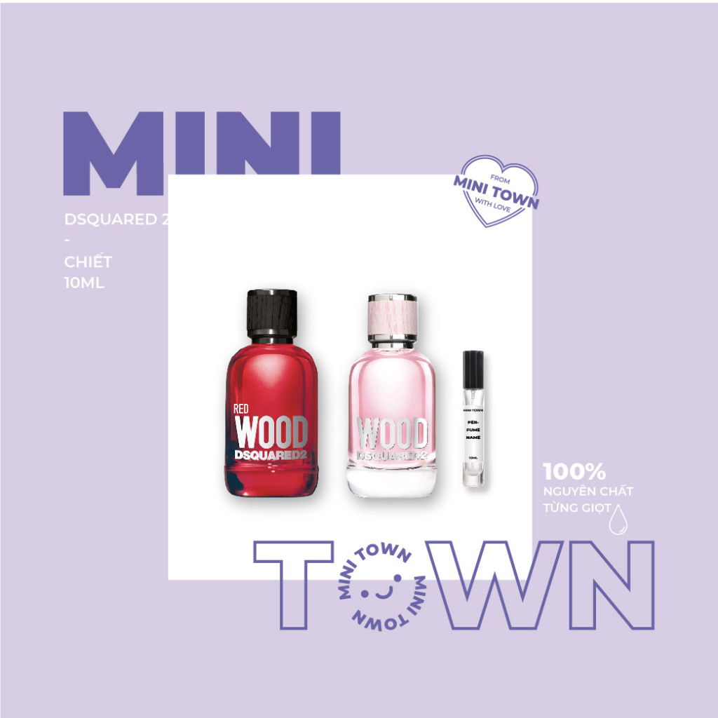 [10ml] Nước hoa nữ DSQUARED2 Wood for Her