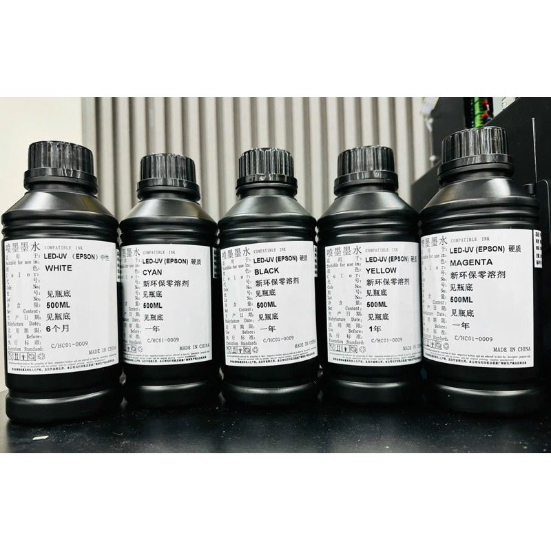 Mực in UV LED cứng/mềm (Dành cho đầu in Epson XP600/TX800 /L1800/L805 ):