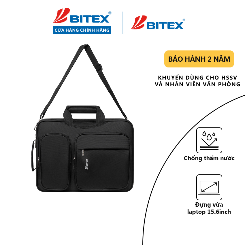 Balo Cặp đa năng học sinh Bitex C-002 màu đen