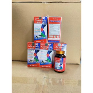 Viên khớp Glucosamin MSM 2000 giảm đau nhức mỏi xương khớp - Chai đỏ 60 viên