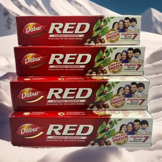 Hạn 2027 -  Combo 10 tuýp kem đánh răng Dabur đỏ 100g