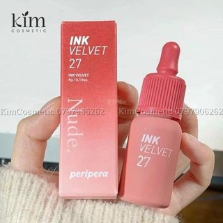 Son kem lì peripera ink velvet 27 nude