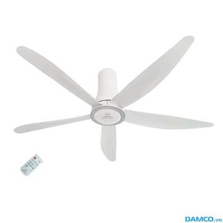 Quạt trần 5 cánh Điện cơ 91 - Bộ Quốc Phòng - điều khiển từ xa - Hàng chính hãng